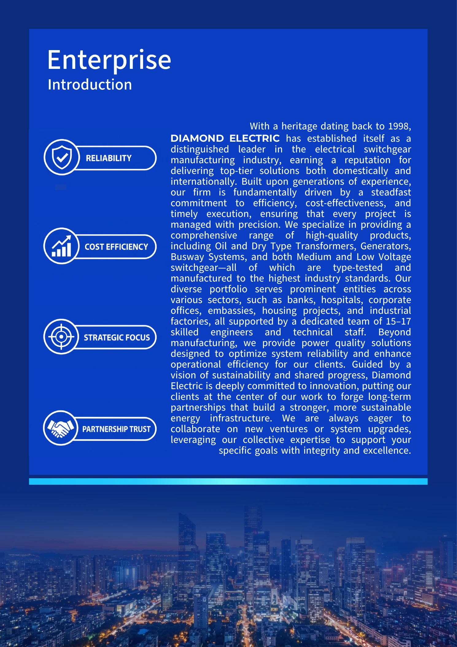 Diamond Electric company introduction